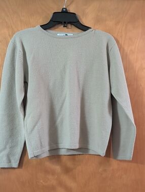 Vintage Preppy 80s-90s Pronto Moda Wool Casual Crewneck Sweater - Taupe